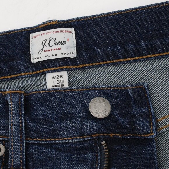 J Crew Jeans Mens 28 Blue 250 Skinny Kurabo Denim Japanese fabric Stretch pocket - Picture 10 of 15